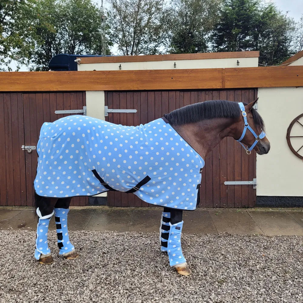 Supreme Products Dotty Fleece Boots #colour_beautiful-blue