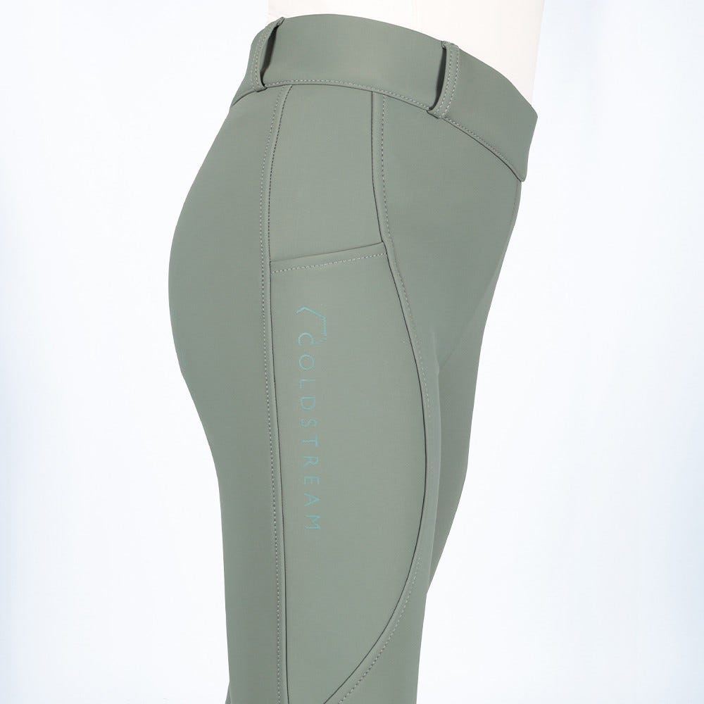 Coldstream Balmore Ladies Thermal Riding Tights #colour_sage