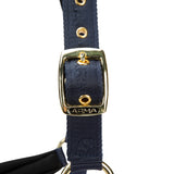 Shires ARMA Padded Headcollar #colour_navy