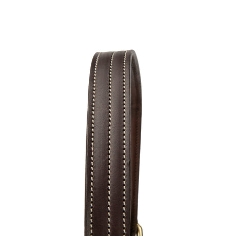 Shires Velociti Lusso Girona Leather Headcollar #colour_havana