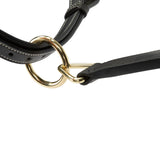 Shires Velociti Lusso Lorca Leather Headcollar #colour_black