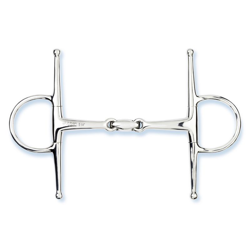 Stubben 2271 Easy Control Double Broken Stainless Steel Full Cheek Snaffle