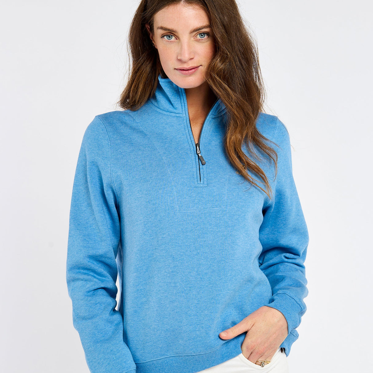 Dubarry Womens Castlemartyr Sweatshirt #colour_azure-blue