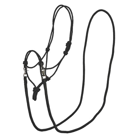 Imperial Riding Free Ride Rope Headcollar #colour_black