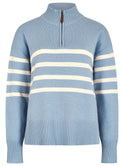 Dubarry Womens Fonthill Knitted Jumper #colour_dusty-blue
