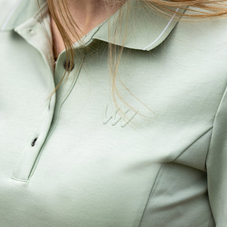 Woof Wear Tech Polo Shirt #colour_sage