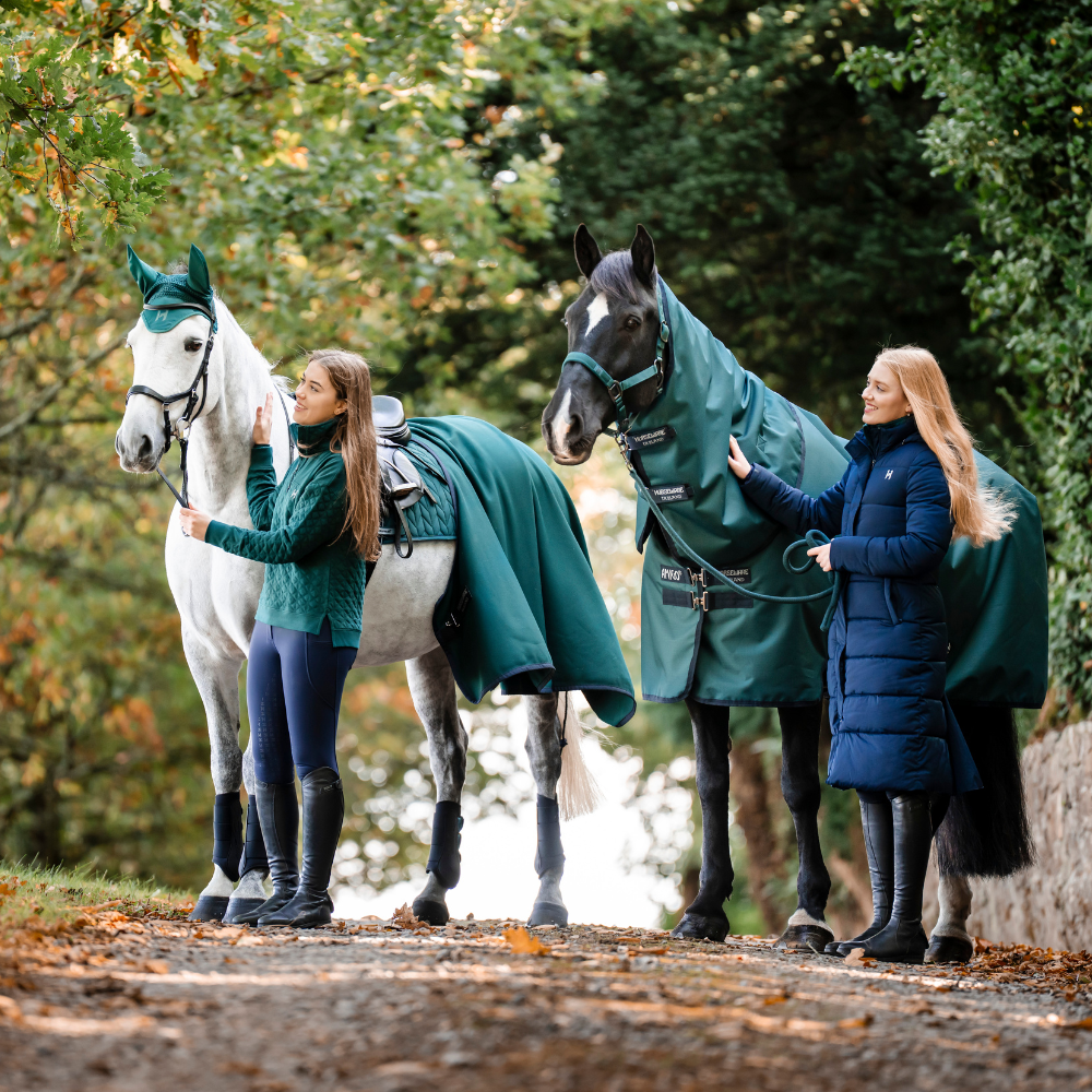 Horseware Ireland Amigo Ripstop 900 Plus 0g #colour_dynasty-green-navy-silver