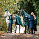 Horseware Ireland Amigo Ripstop 900 Plus 0g #colour_dynasty-green-navy-silver