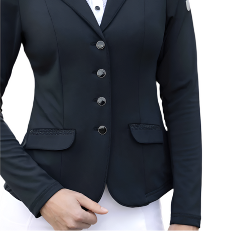 HKM Children's Competition Jacket -Amalfi- #colour_black