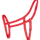 Waldhausen Grazing Halter #colour_red