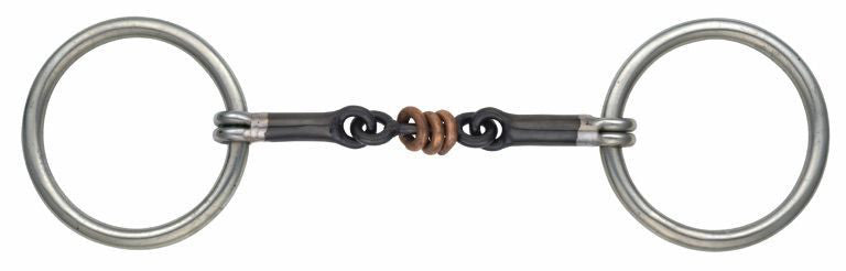 Shires Sweet Iron Copper Roller Snaffle
