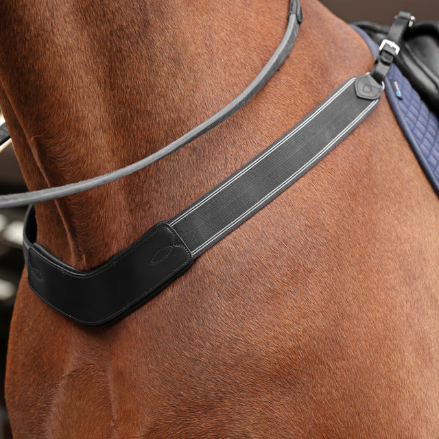 Shires Velociti Rapida Elastic Breastgirth #colour_black