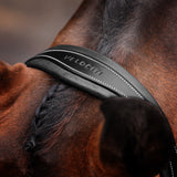 Shires Velociti LUSSO Opus 180M Ergonomic Flash Bridle #colour_black