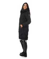 HKM Ladies Quilted Coat -Livigno- #colour_black