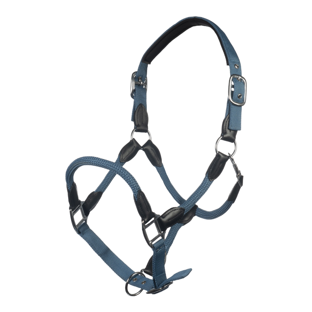 HKM Head Collar -Carlotta- #colour_smokey-blue