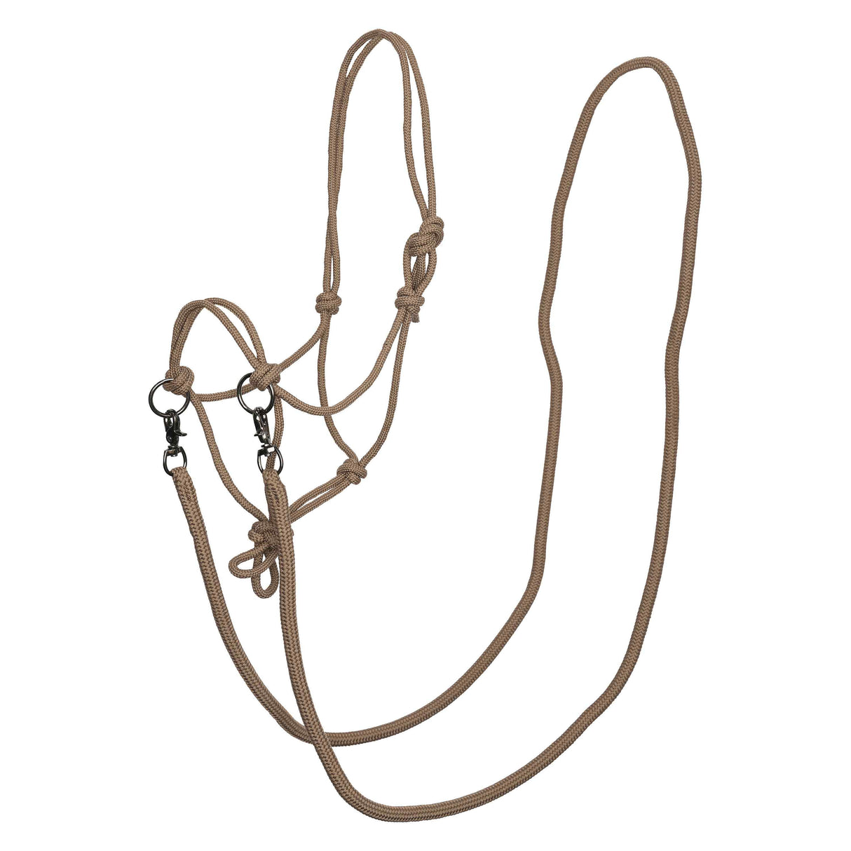 Imperial Riding Free Ride Rope Headcollar #colour_cappuccino