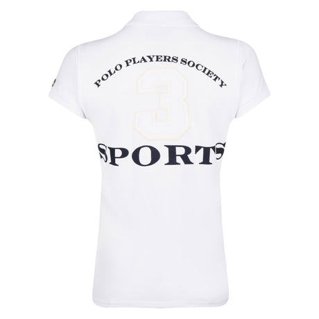 HV Polo Favouritas EQ Children's Short Sleeve Polo Shirt #colour_white 