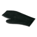 E.L.T Rubber Grooming Glove, black #colour_black