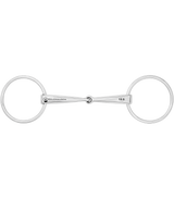 Waldhausen Single Jointed Stainless Steel Snaffle Bit