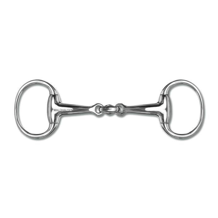 Waldhausen Double Jointed Eggbutt Snaffle Bit