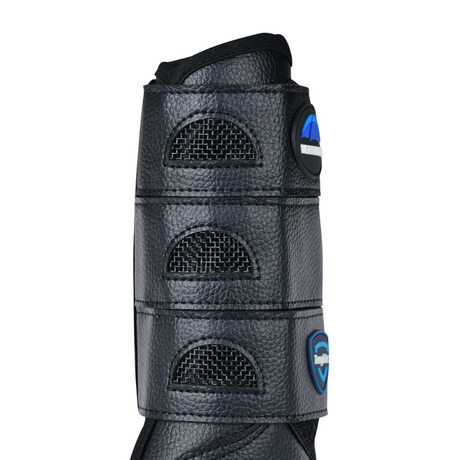 Weatherbeeta Tough-Tec Eventing Front Boots #colour_black