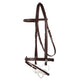 Stubben Leitrim Combinded Noseband with Slide/Lock Snaffle Bridle #colour_ebony-ebony