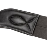 Shires Velociti Lusso Anatomical Stud Girth #colour_black