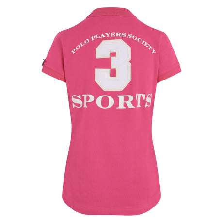 HV Polo Favouritas EQ Children's Short Sleeve Polo Shirt #colour_neon-fuchsia