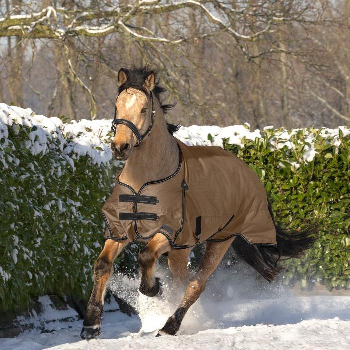 Waldhausen Arctic 50g Turnout Rug #colour_cappuccino-black