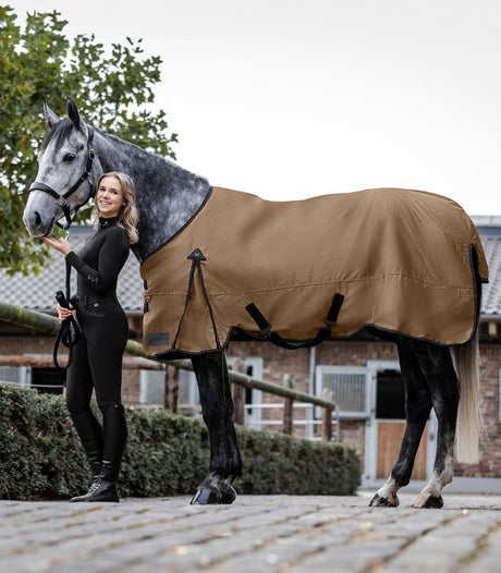 Waldhausen Arctic 100g Turnout Rug #colour_cappuccino-black