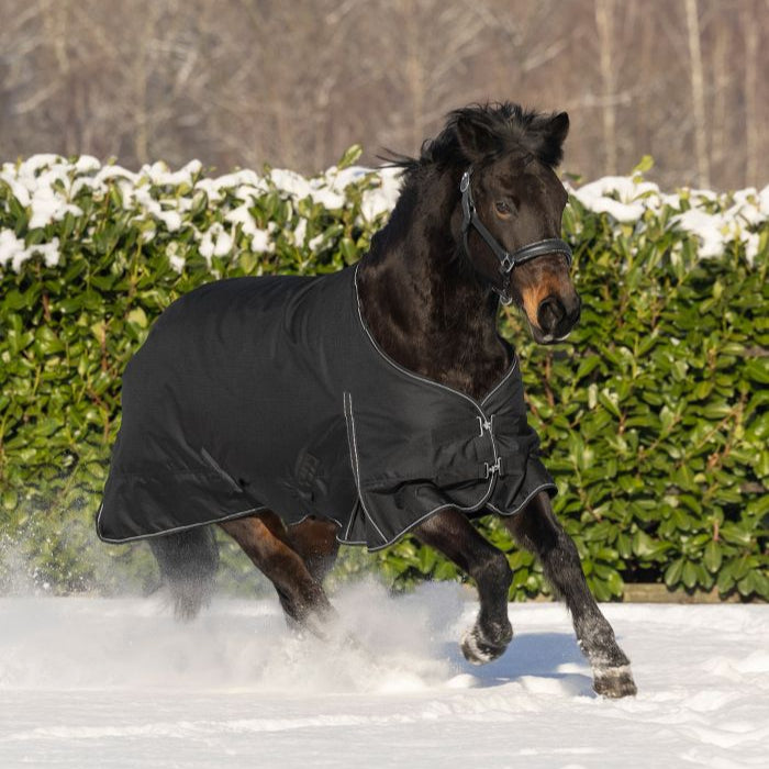 Waldhausen Nordic 300g Turnout Rug #colour_black