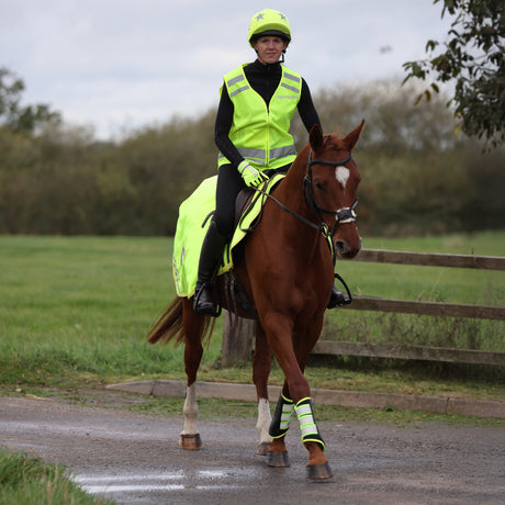 Shires EQUI-FLECTOR® Safety Vest #colour_yellow