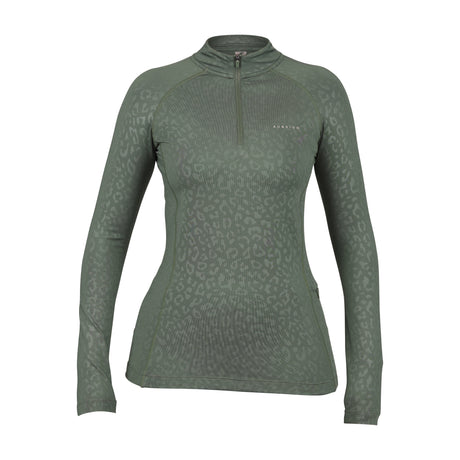 Shires Aubrion Ladies Revive Winter Base Layer #colour_green