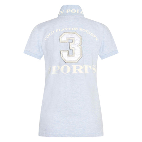 HV Polo Favouritas EQ Children's Short Sleeve Polo Shirt #colour_cloud-melange