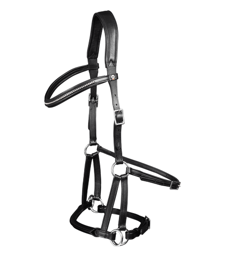 Waldhausen X-Line Bitless Bridle Supersoft Nuova #colour_black