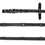 Waldhausen X-Line Rubber-Leather Reins #colour_black