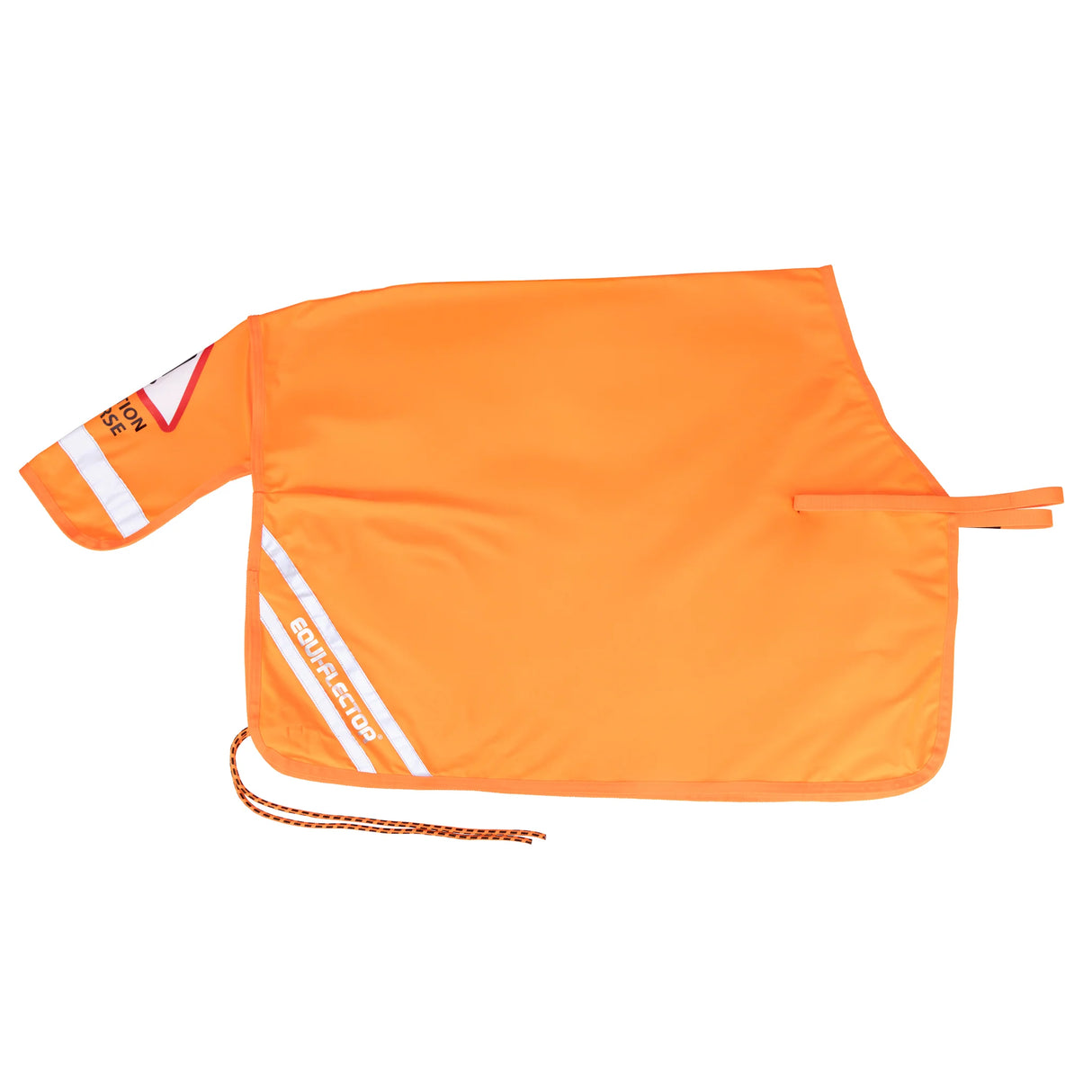 Shires EQUI-FLECTOR® Mesh Quarter Sheet #colour_orange