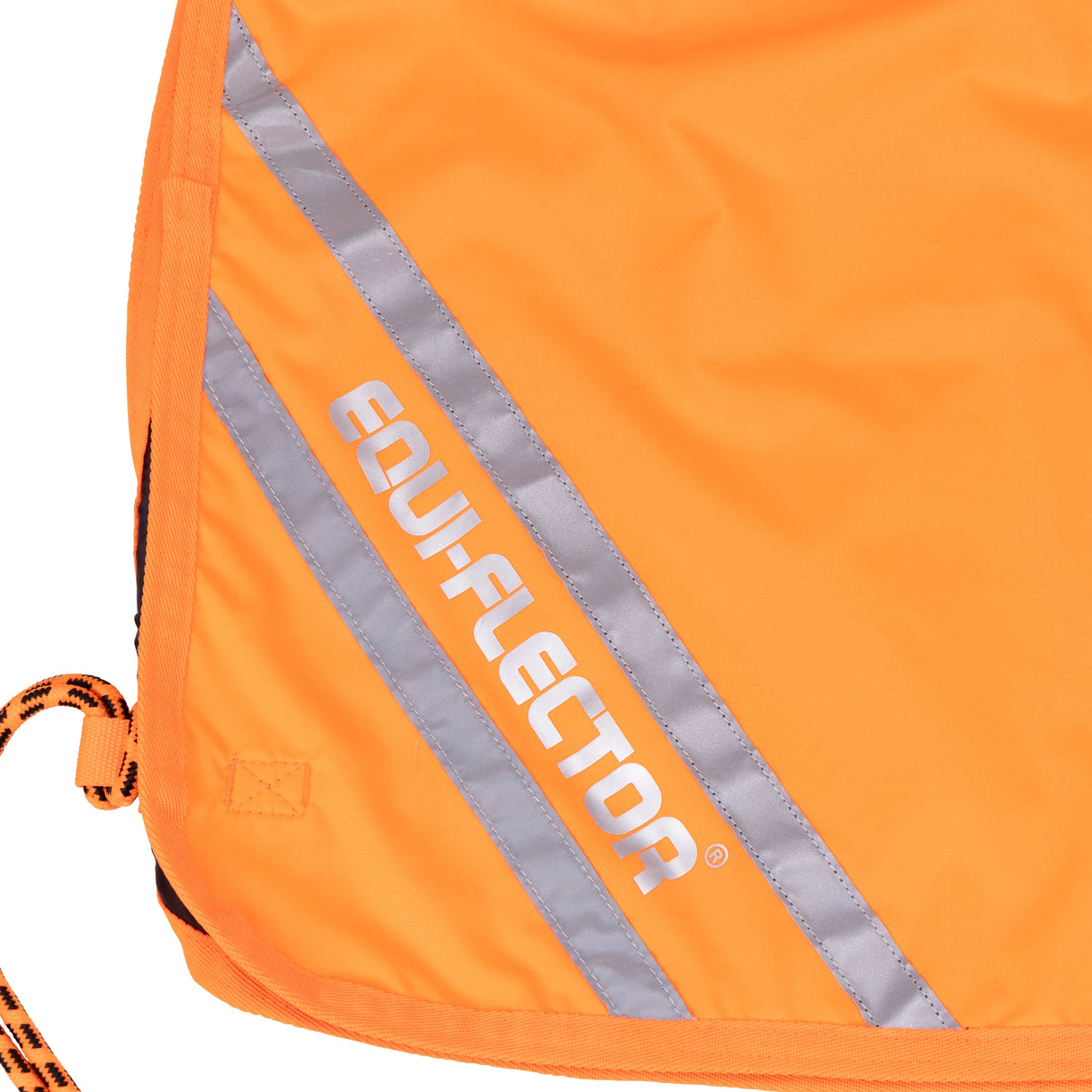 Shires EQUI-FLECTOR® Waterproof Quarter Sheet #colour_orange