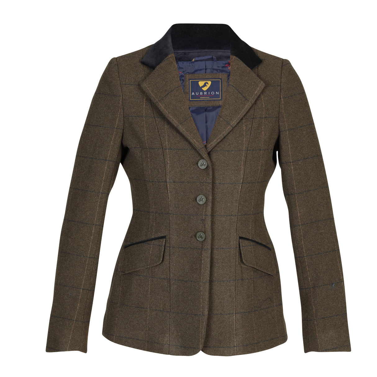 Shires Aubrion Saratoga Ladies Jacket #colour_green-check