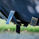 Horseware Ireland Rambo Supreme 1680D Turnout Vari-Layer 450g #colour_navy-thunderstorm-grey-silver