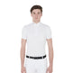 Equestro Men's Competition Polo Shirt In Breathable Technical Fabric #colour_white