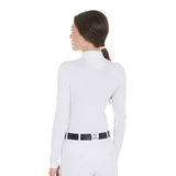 Women's slim fit long sleeved competition polo shirt