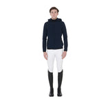 Equestro Men's Slim Fit Softshell Jacket With Internal Fleece #colour_blue