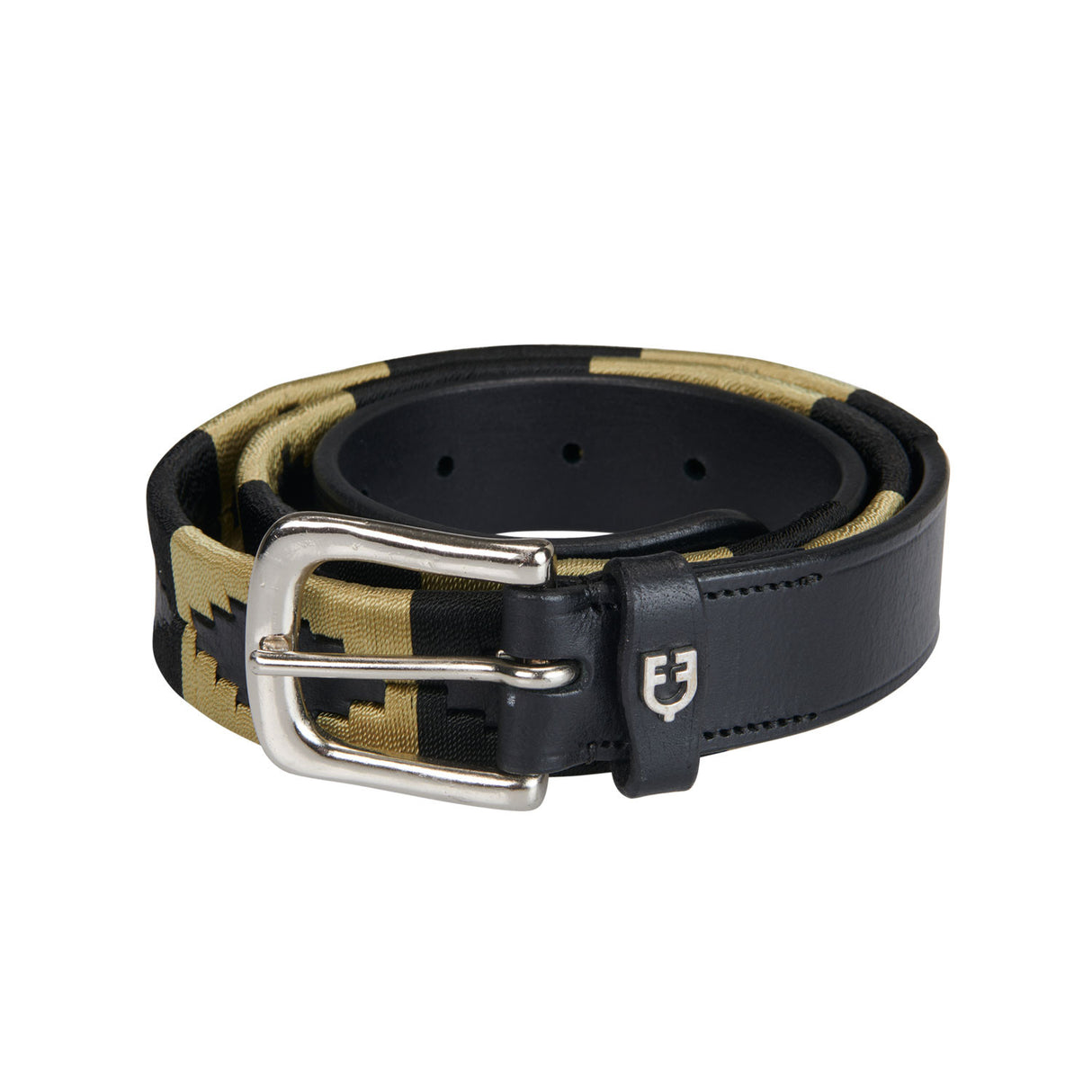 Leather belt with southwest patterm