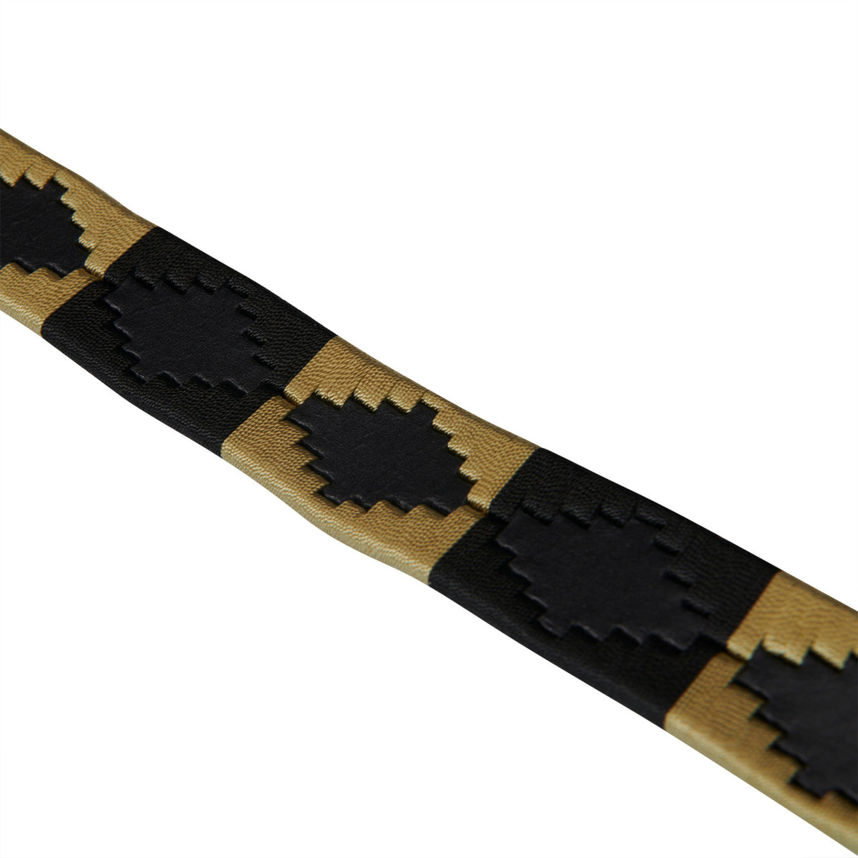 Leather belt with southwest patterm