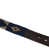 Leather belt with southwest patterm