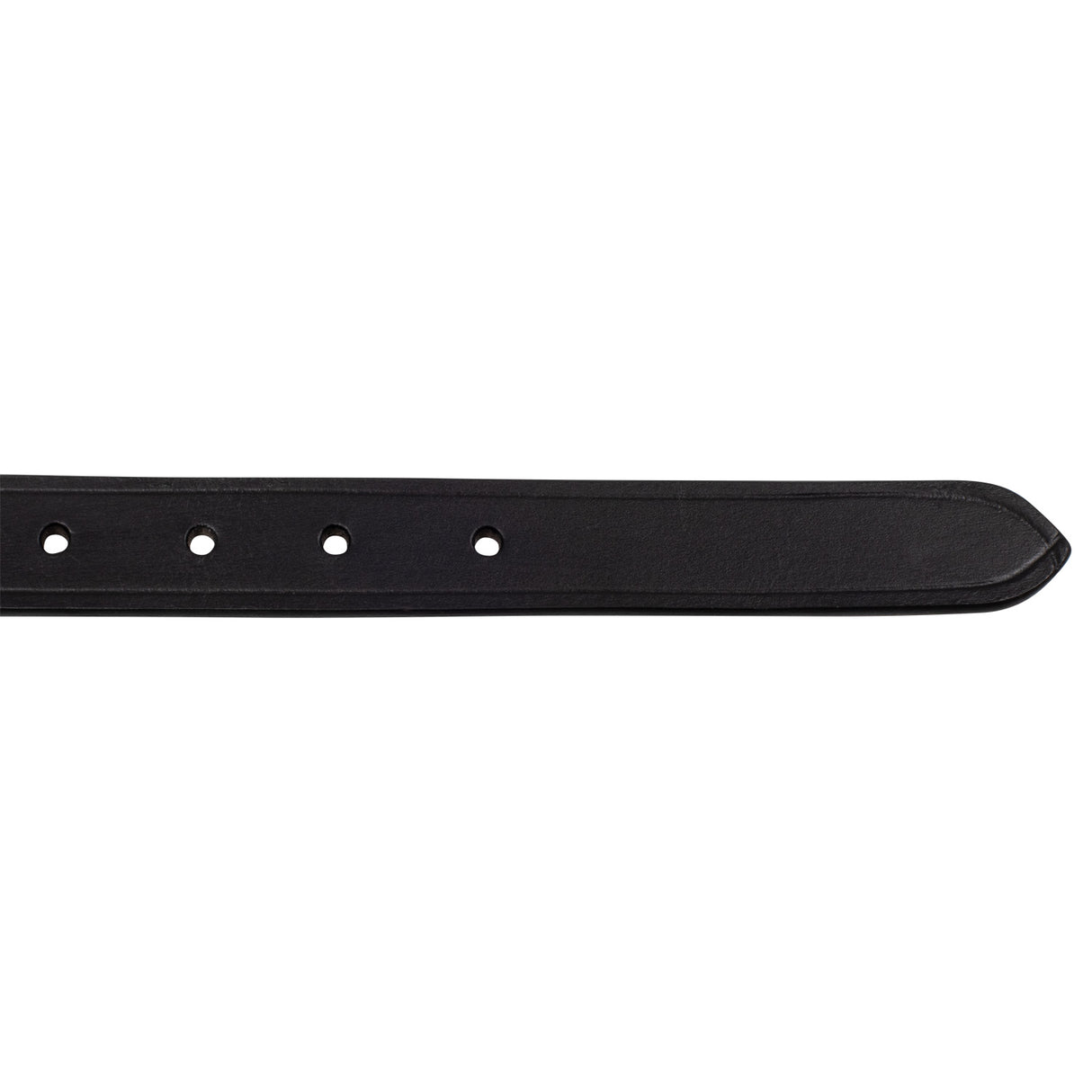 Equestro English Belt With Contrasting Embroidery #colour_black
