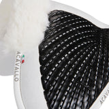 Acavallo Pad Mf-S Jccs-S Cw-Cs Suede Cut-Out Sheepskin Gel Grip Flat
#colour_white-white