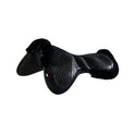 Acavallo Pad Mf-S Jccs-S Cw-Cs Suede Cut-Out Faux Sheepskin Gel Grip Flat #colour_black