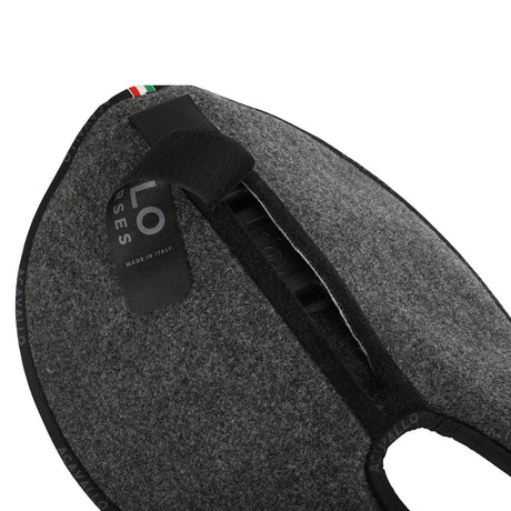 Acavallo Pad Piuma WFS Pocket Double Felt Front Riser #colour_grey